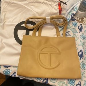 Medium Cream Telfar Bag